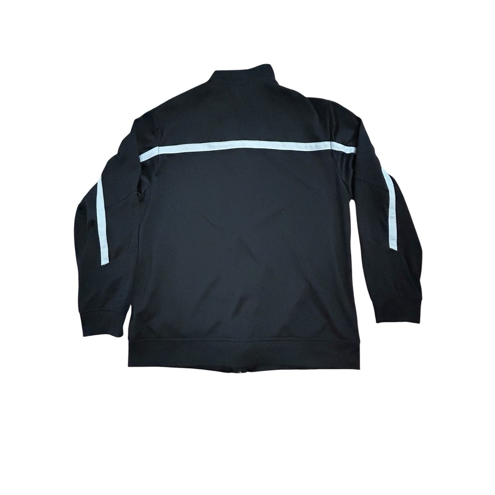 Starter Mens Full Zip Track Jacket Black Size M Athletic Activewear Dri-Star - Picture 3 of 7